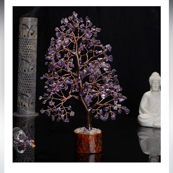 Amethyst Gemstone Tree Decor $60 OBO - Picture 3 of 5
